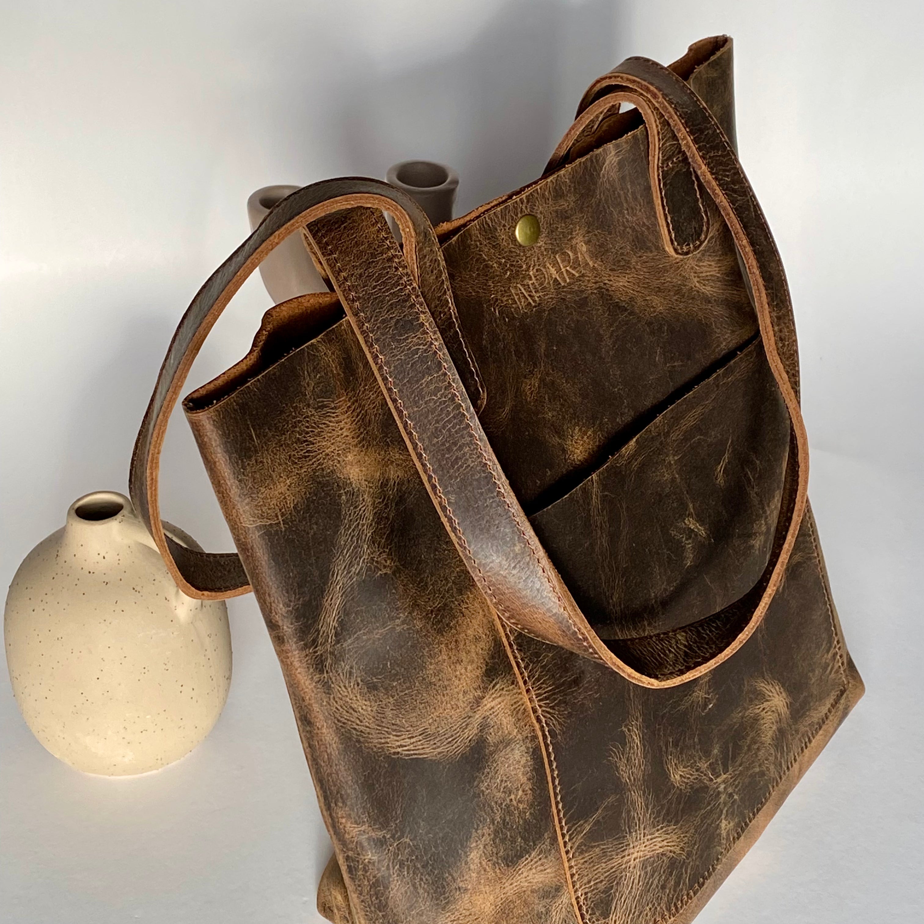 Premium Leather Tote Bag - 04