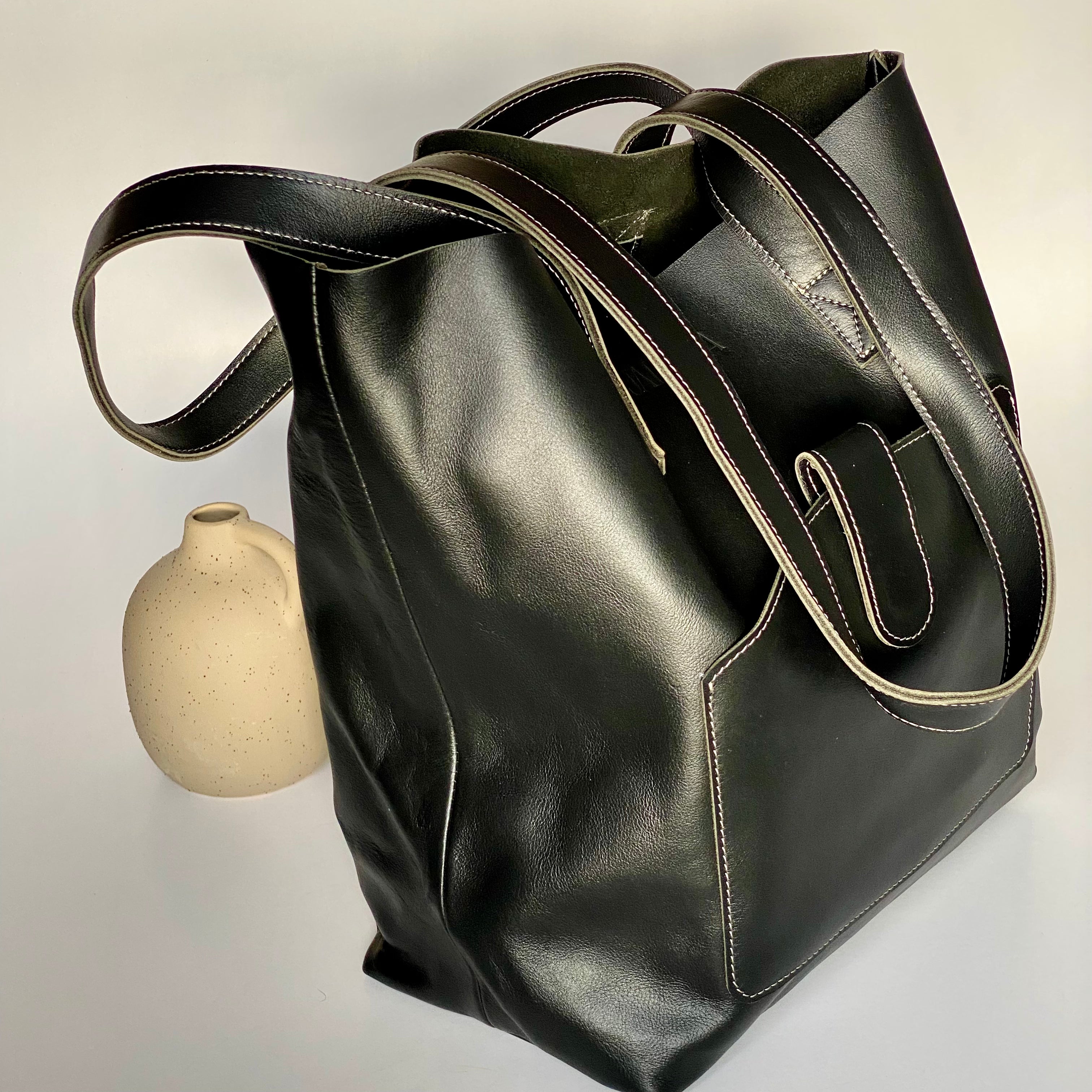 Premium Leather Tote Bag - 05