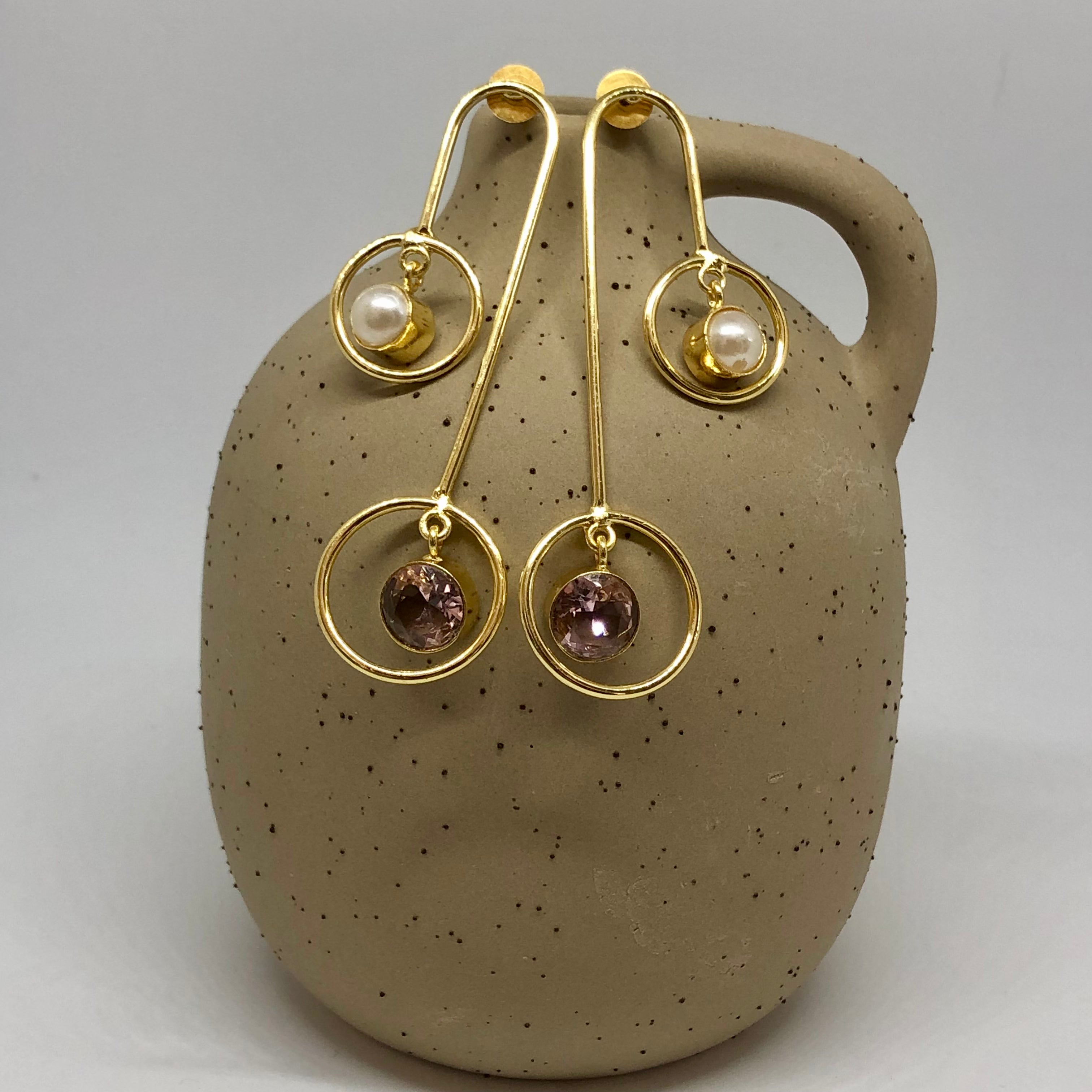 Moissanite Double Drop Earring - 09