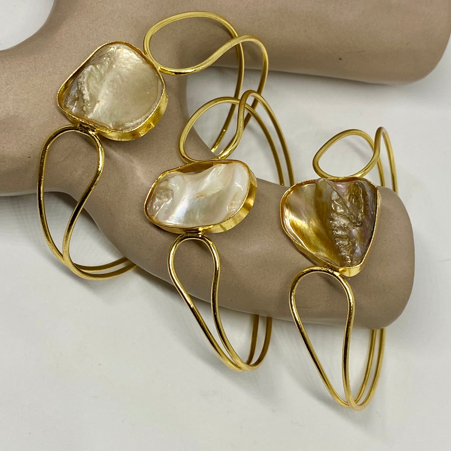 Baroque Pearl Cuff - 10