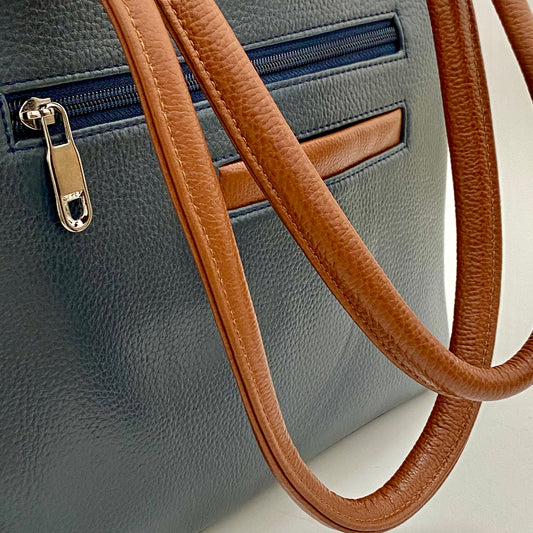 Premium Leather Handbag 13Inch - 02