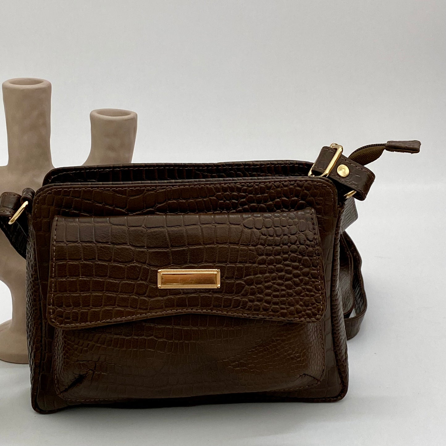 Luxury Genuine Leather Sling Bag 9Inch- 02