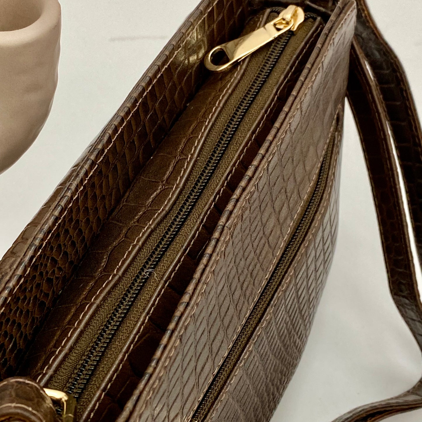 Luxury Genuine Leather Sling Bag 9Inch- 02