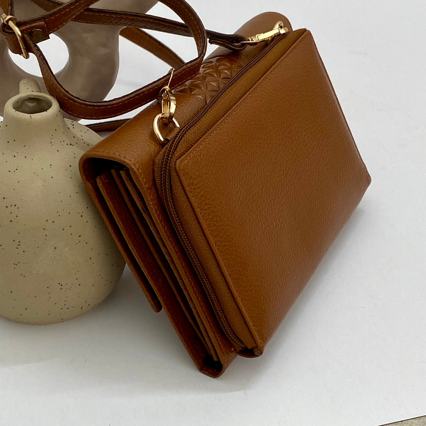 Premium Leather Sling Wallet -01