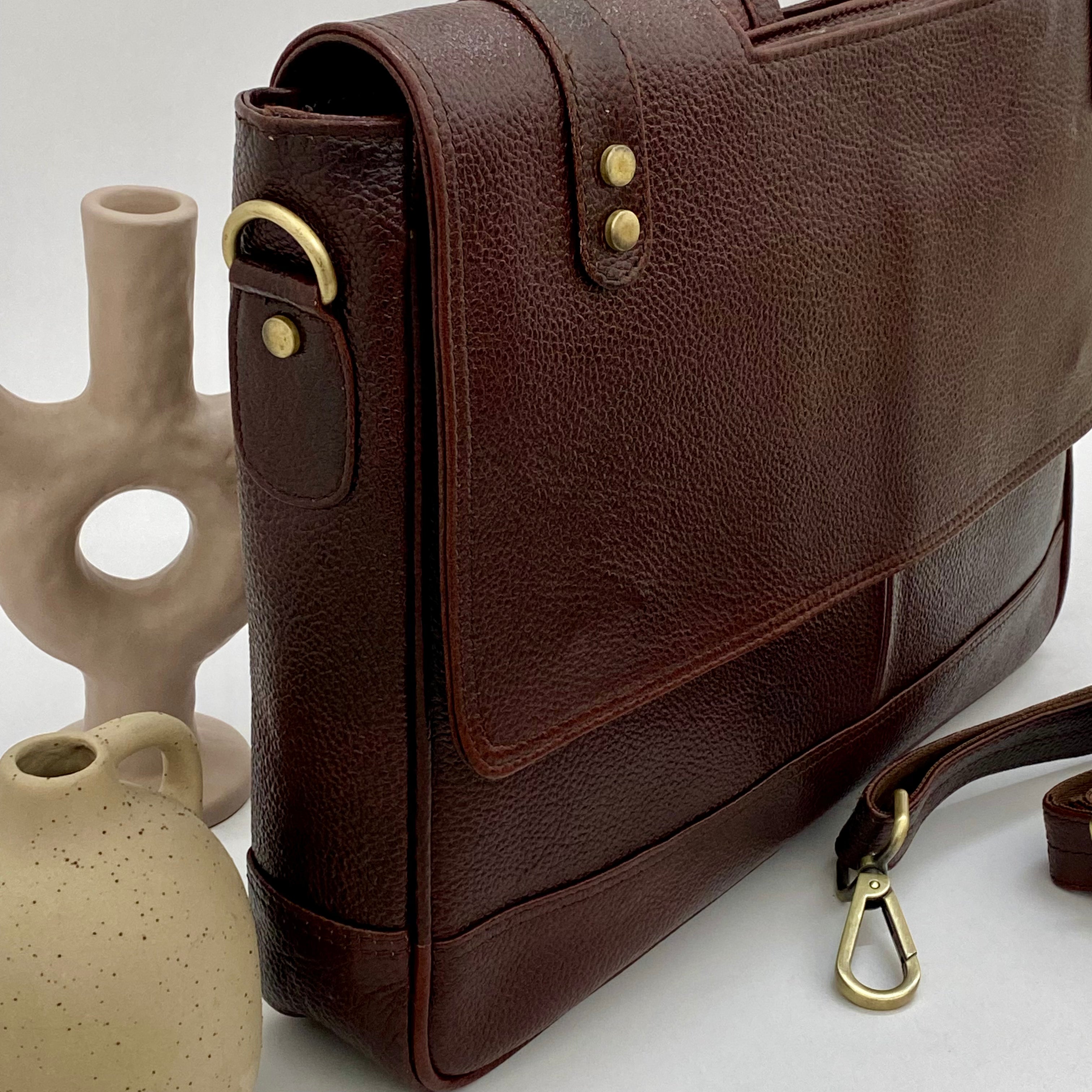 Genuine Leather 15Inch Laptop Sleeve Bag -07