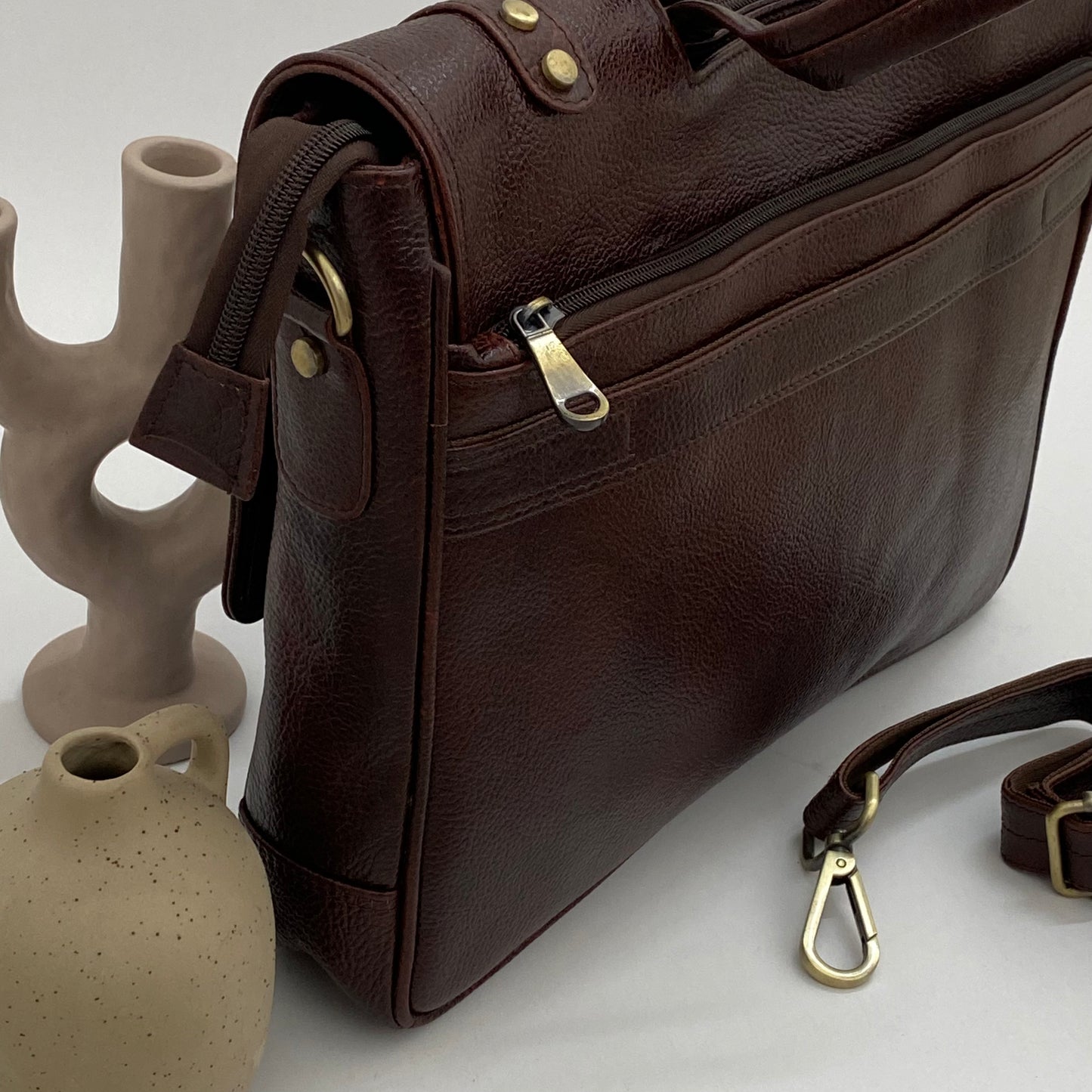 Genuine Leather 15Inch Laptop Sleeve Bag -07