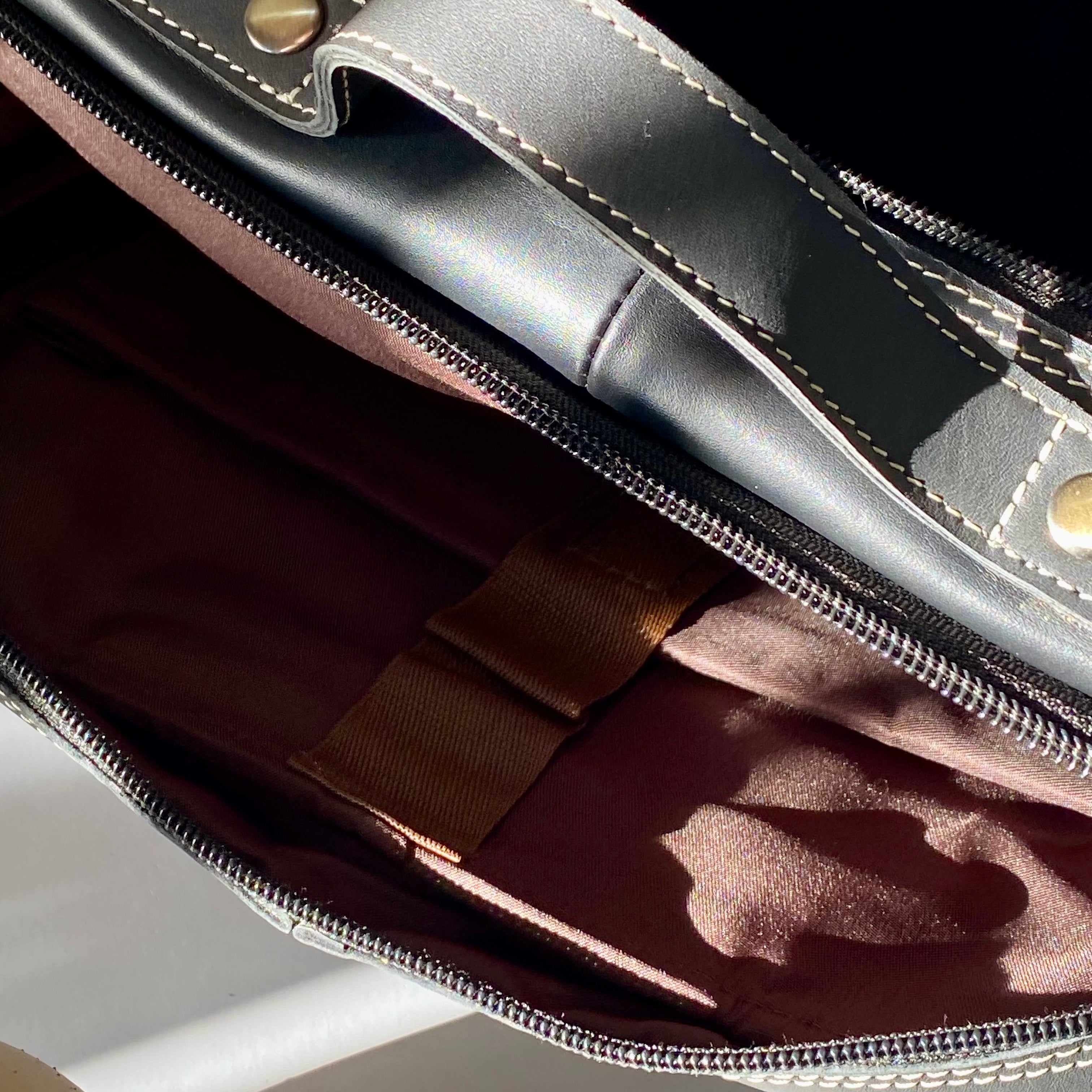 Soft Leather Laptop Backpack -04