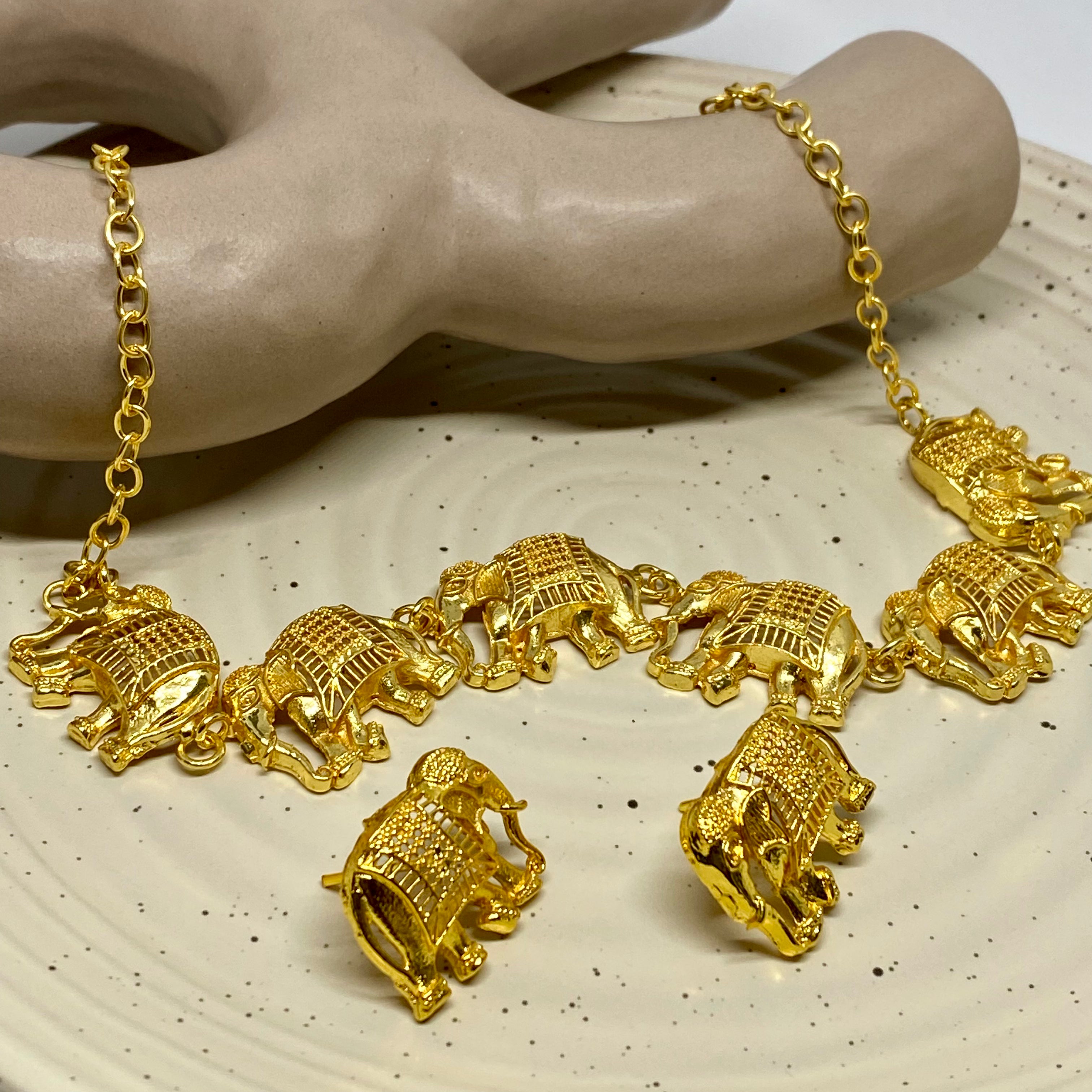 Elephant Necklace Set - 26