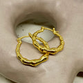 Bamboo Hoop Earring - 46