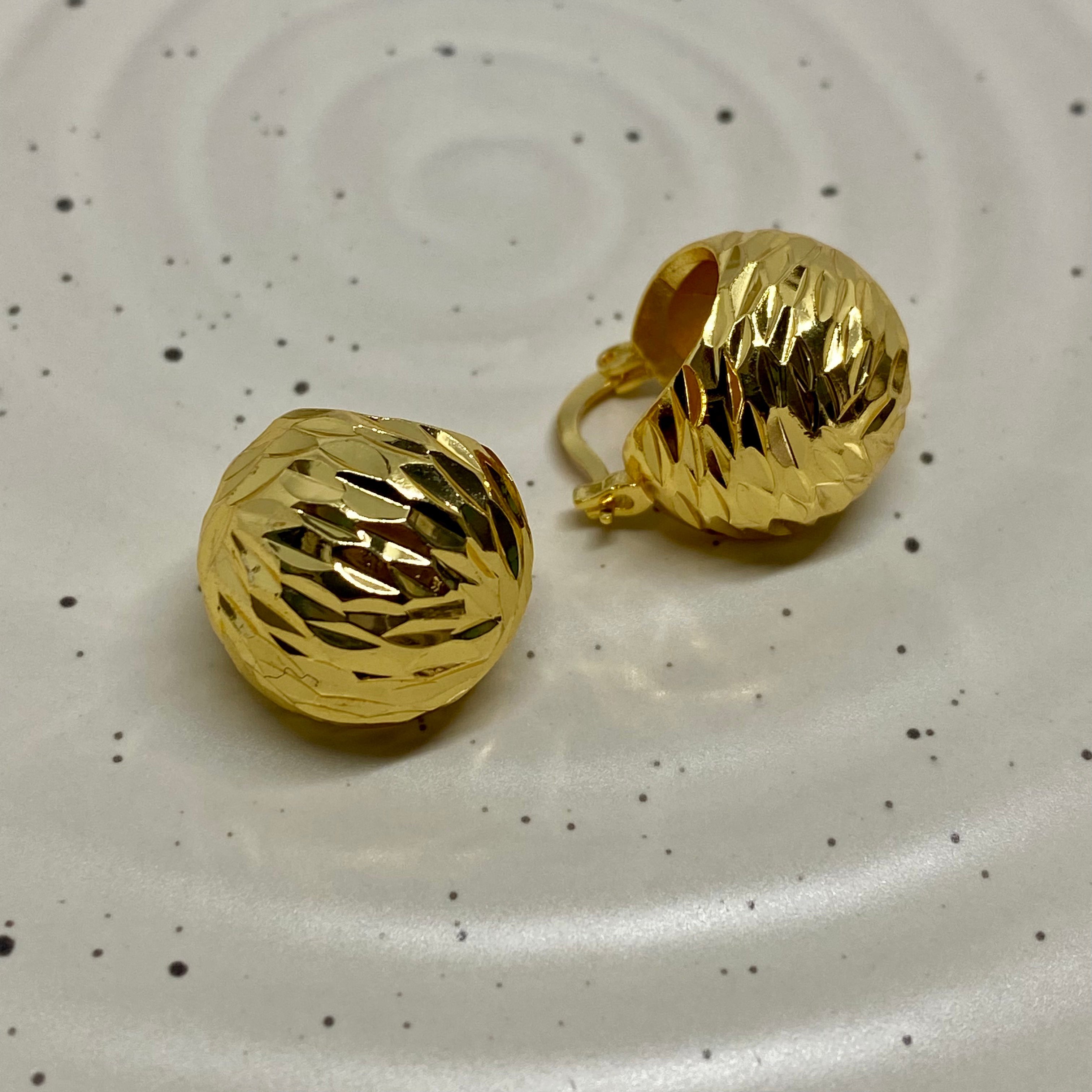 Laser Cut Ball Earring - 47