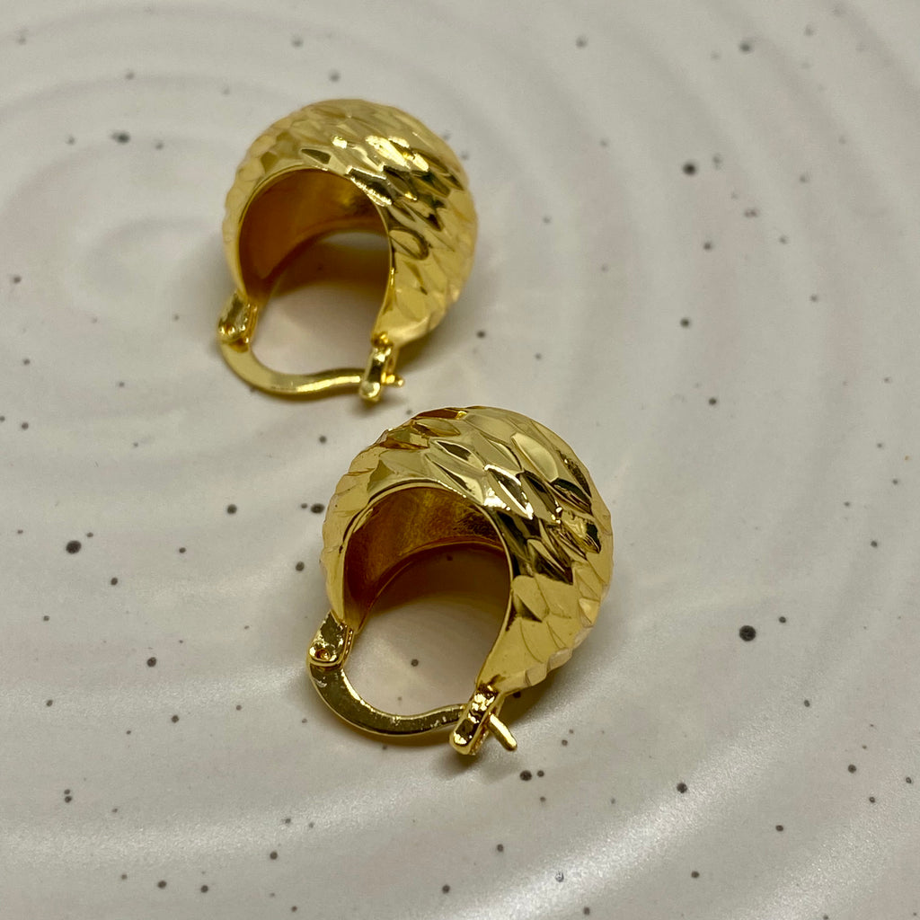 Laser Cut Ball Earring - 47
