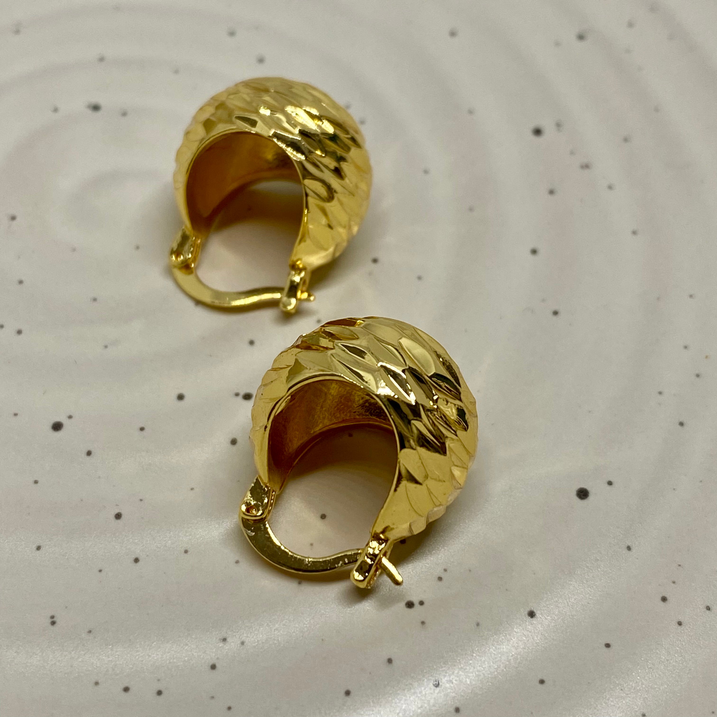 Laser Cut Ball Earring - 47