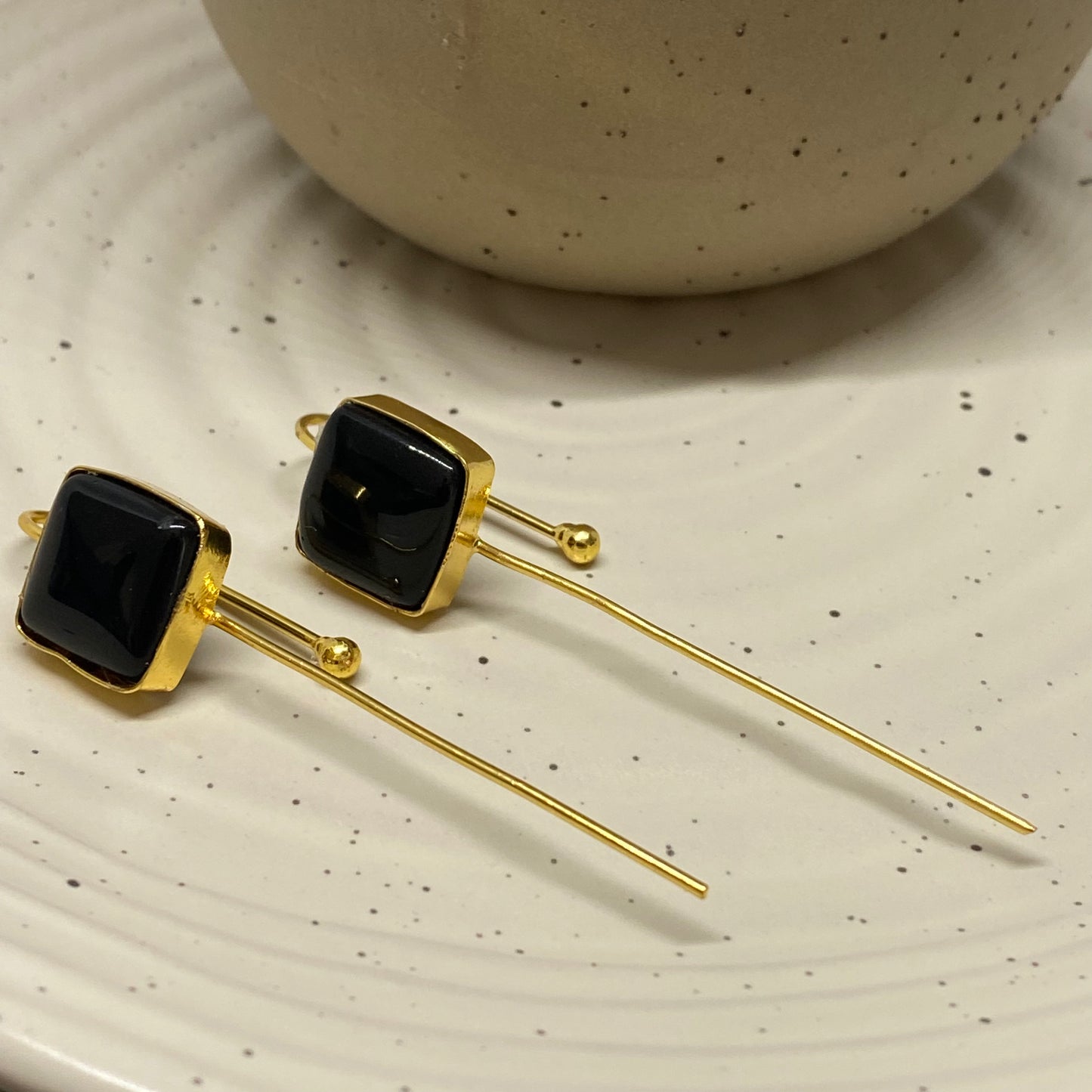 Monalisa Stone Ear Cuffs - 01