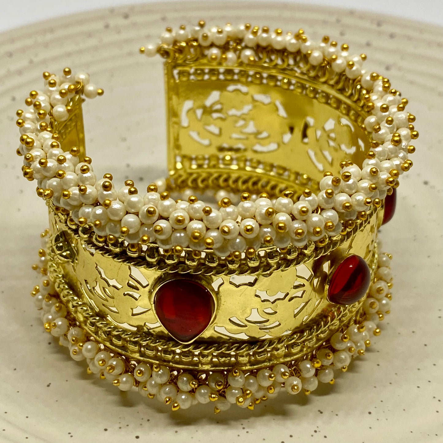 Filigree Beaded Cuff - 45