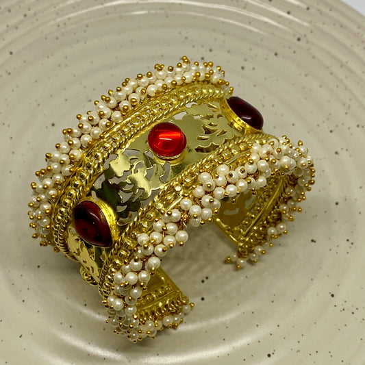 Filigree Beaded Cuff - 45