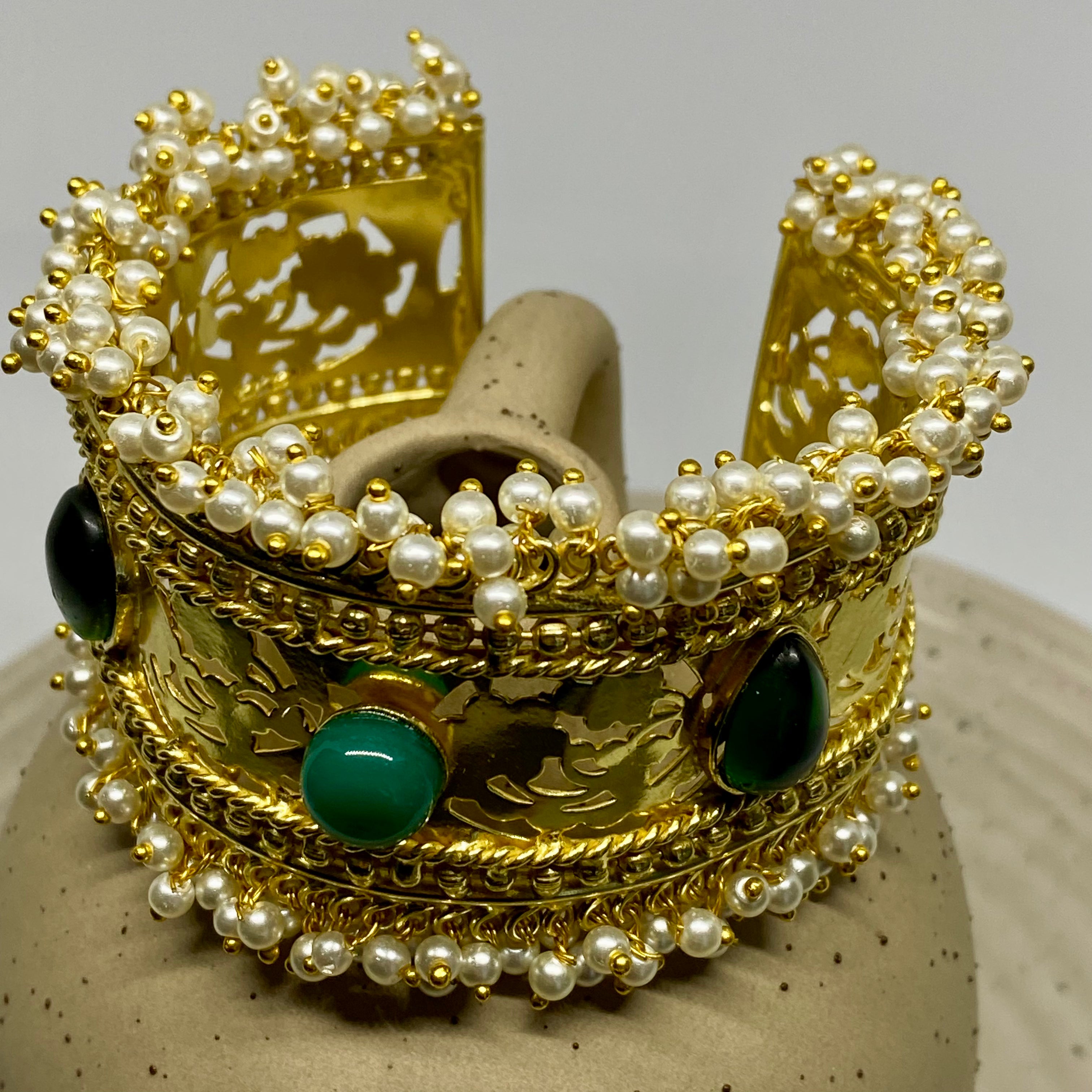 Filigree Beaded Cuff - 45