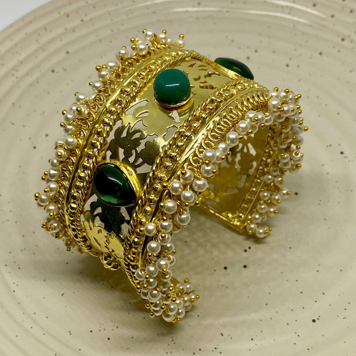 Filigree Beaded Cuff - 45