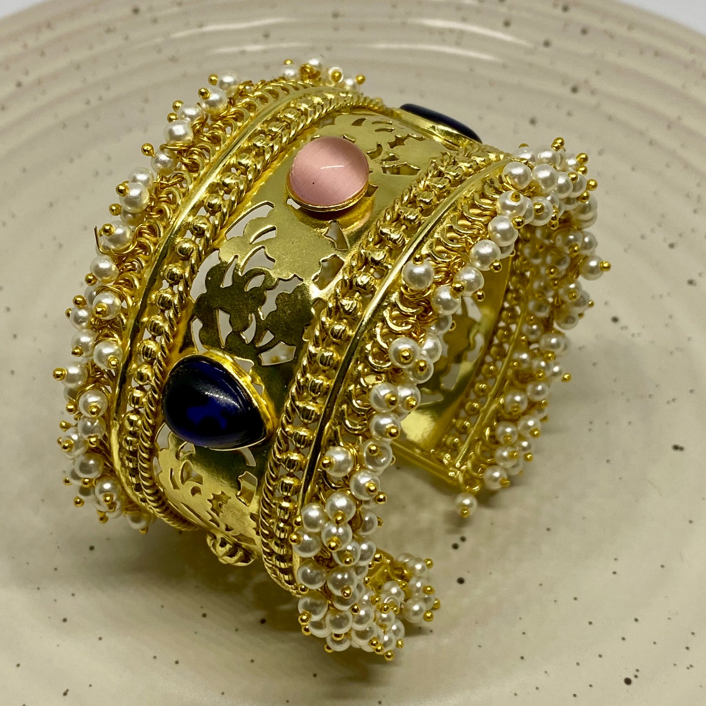 Filigree Beaded Cuff - 45