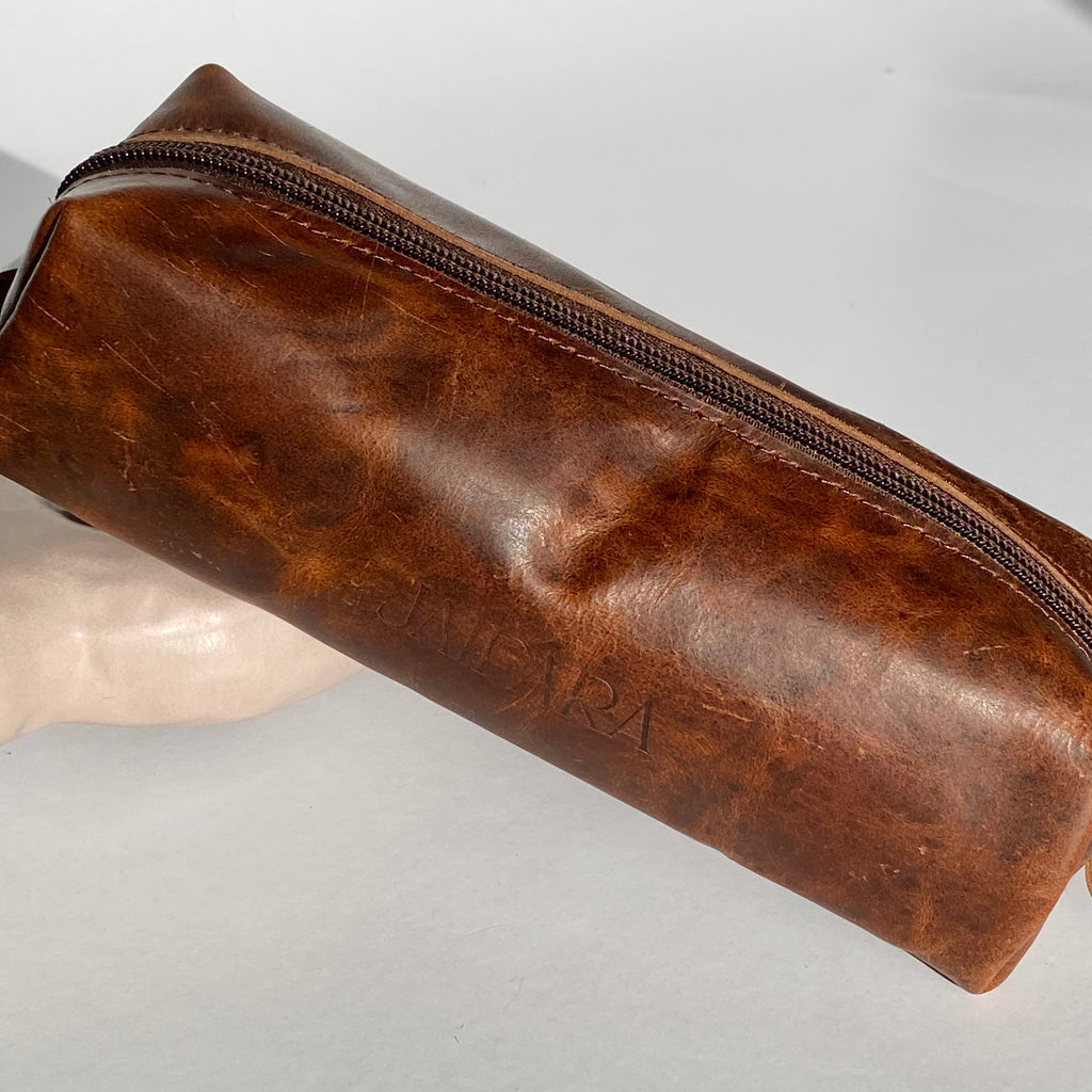 Leather Box Pencil Case - 14