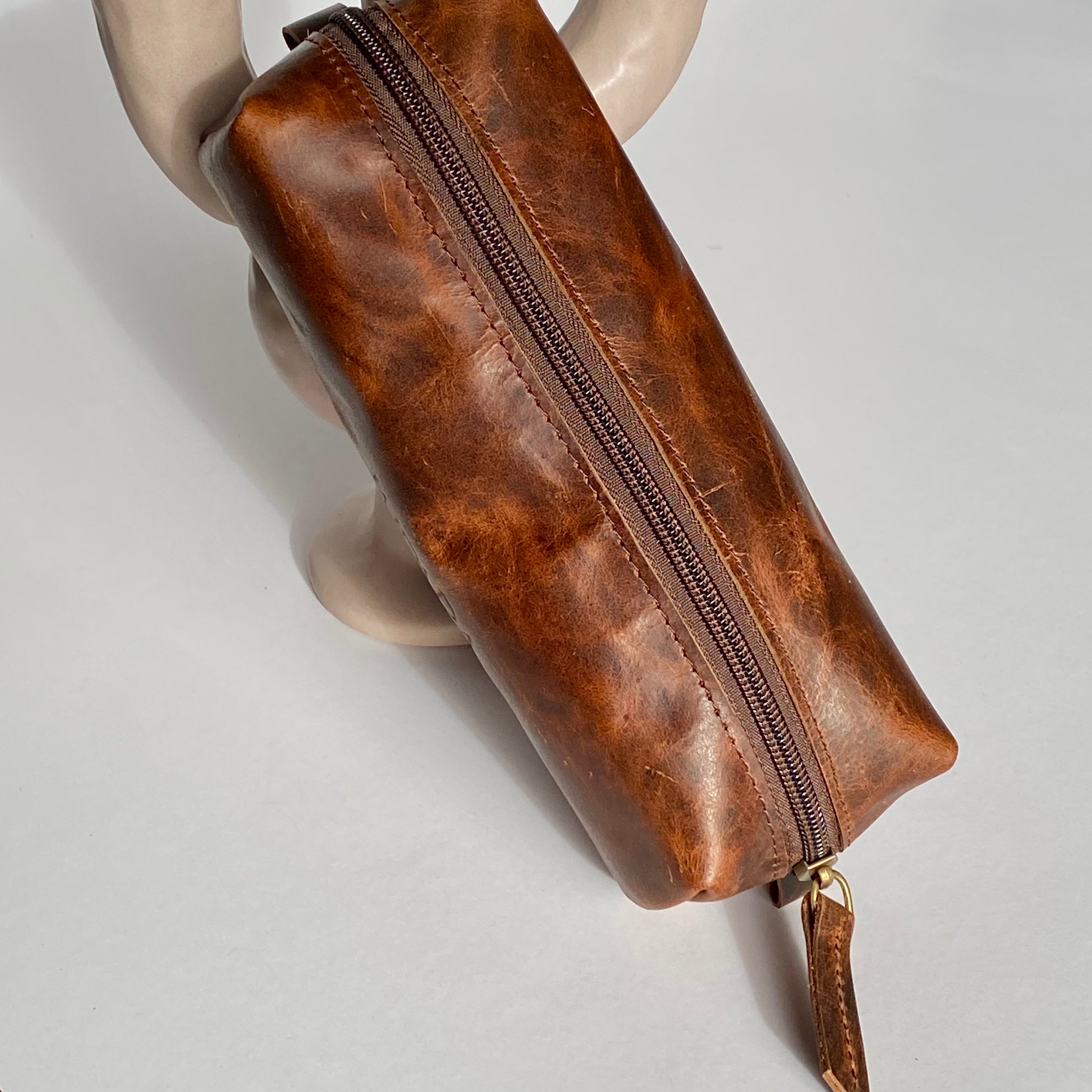 Leather Box Pencil Case - 14