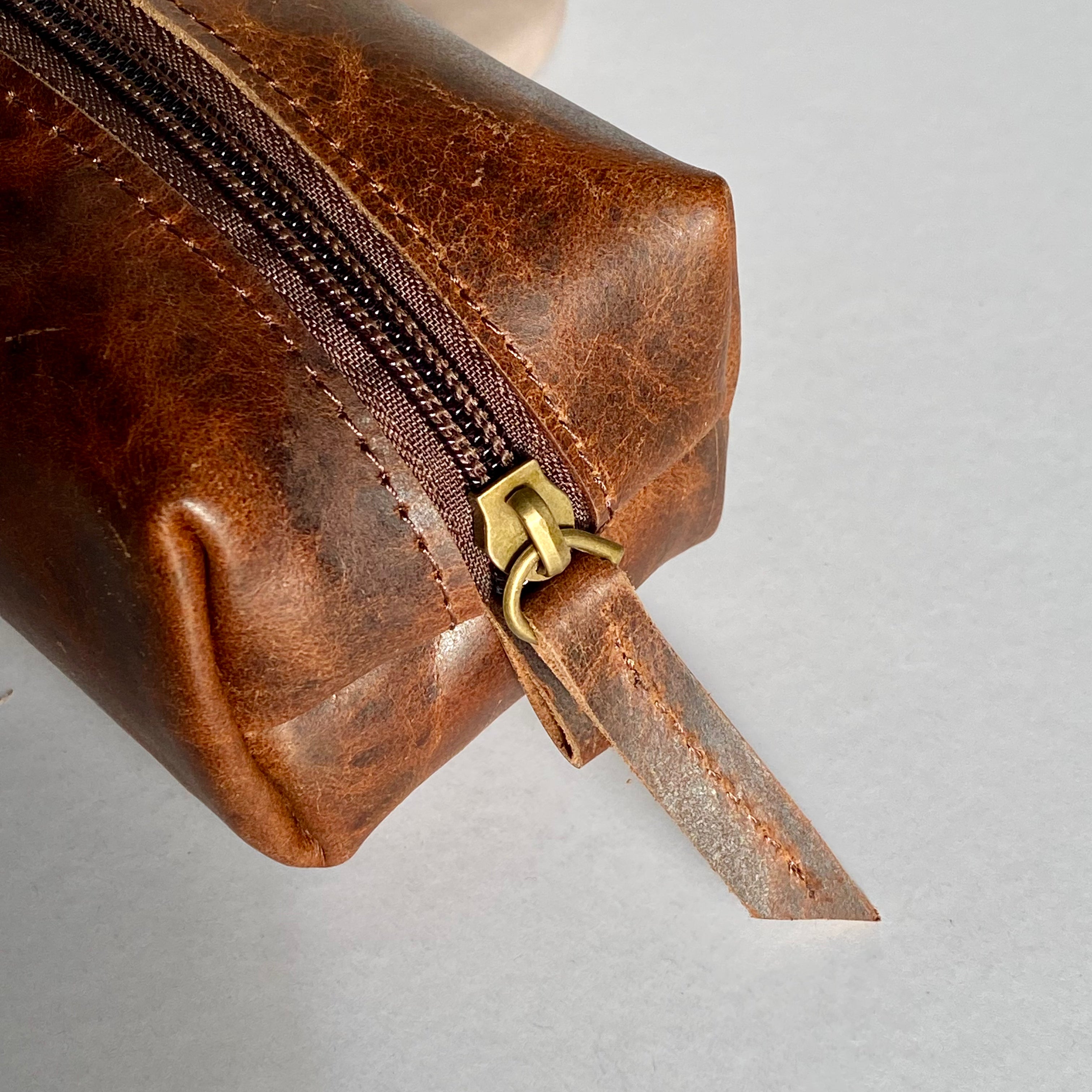 Leather Box Pencil Case - 14