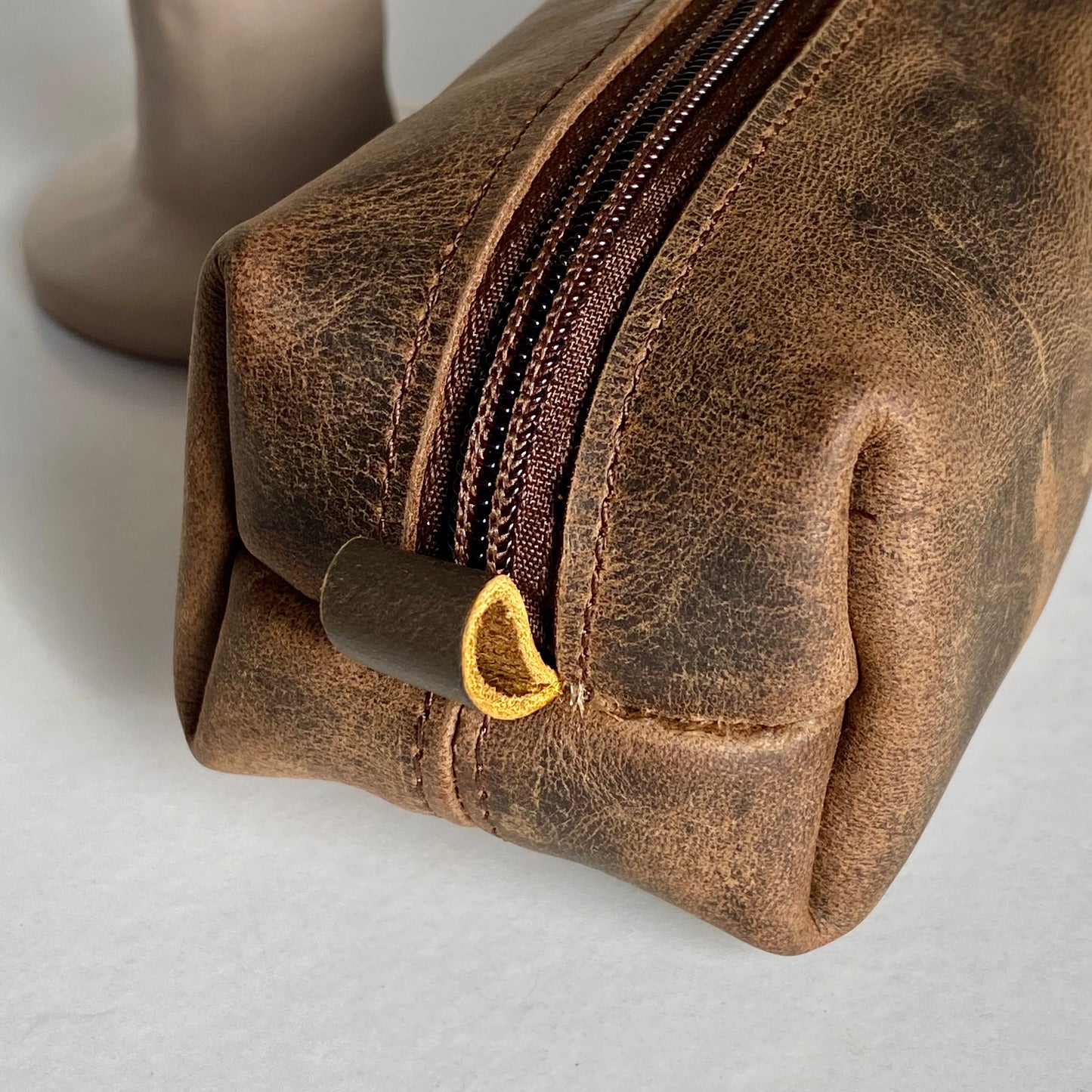 Leather Box Pencil Case - 14