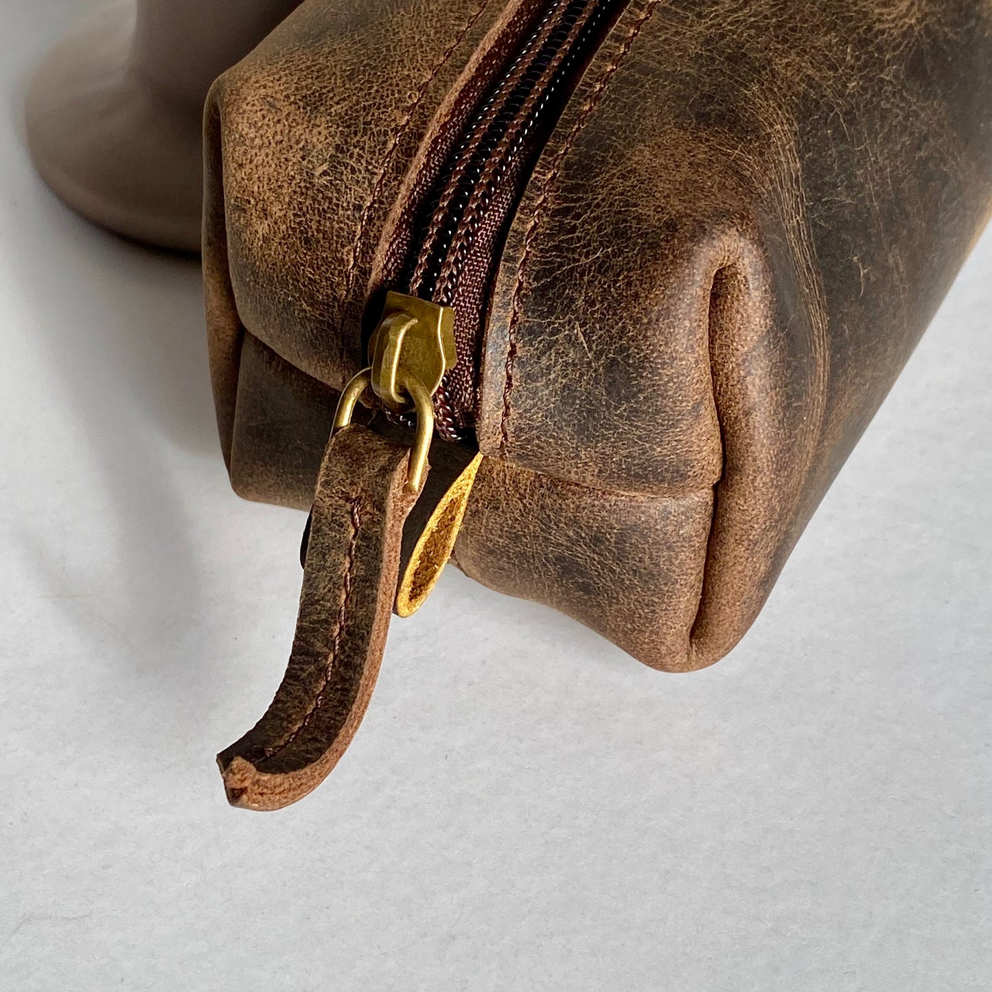 Leather Box Pencil Case - 14