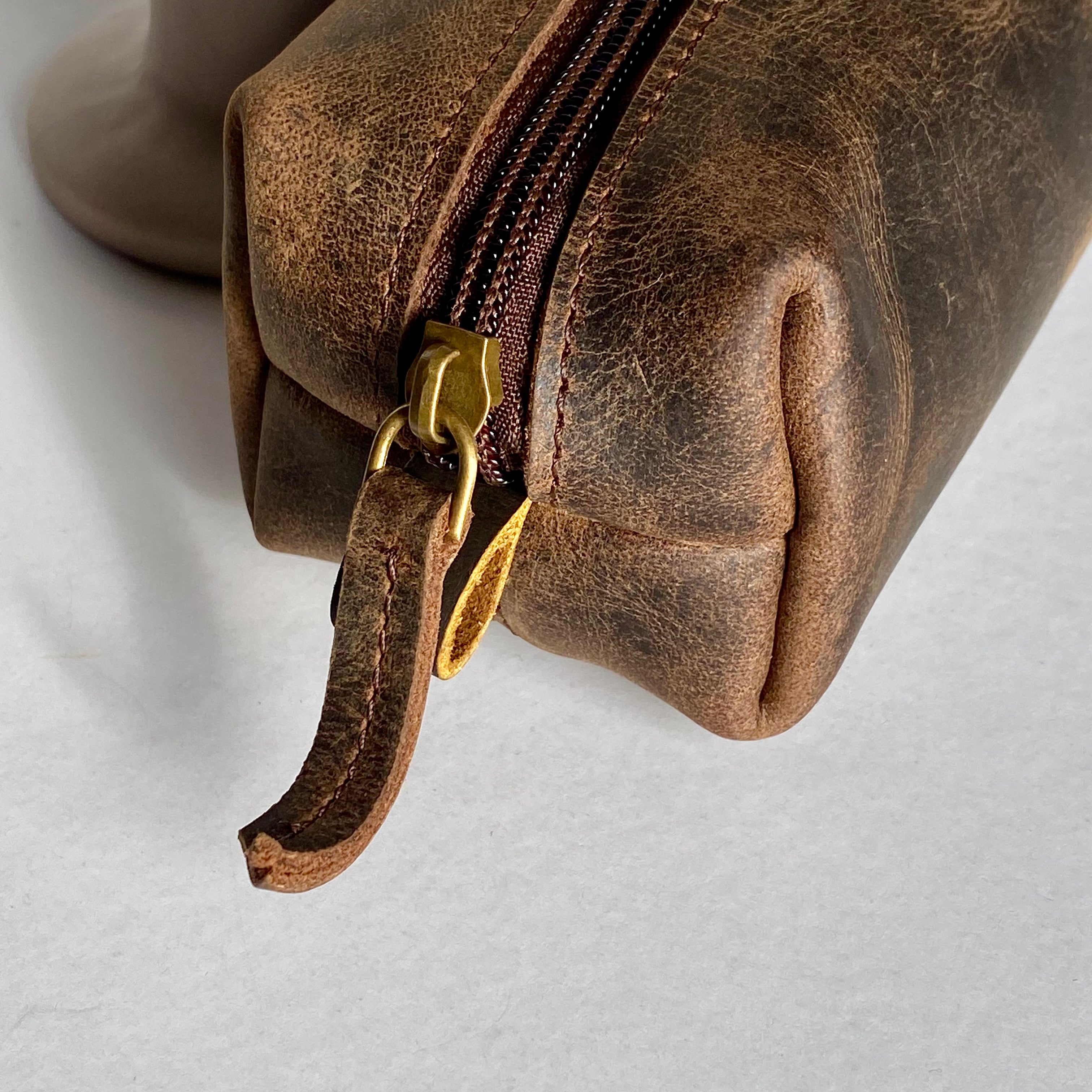 Leather Box Pencil Case - 14