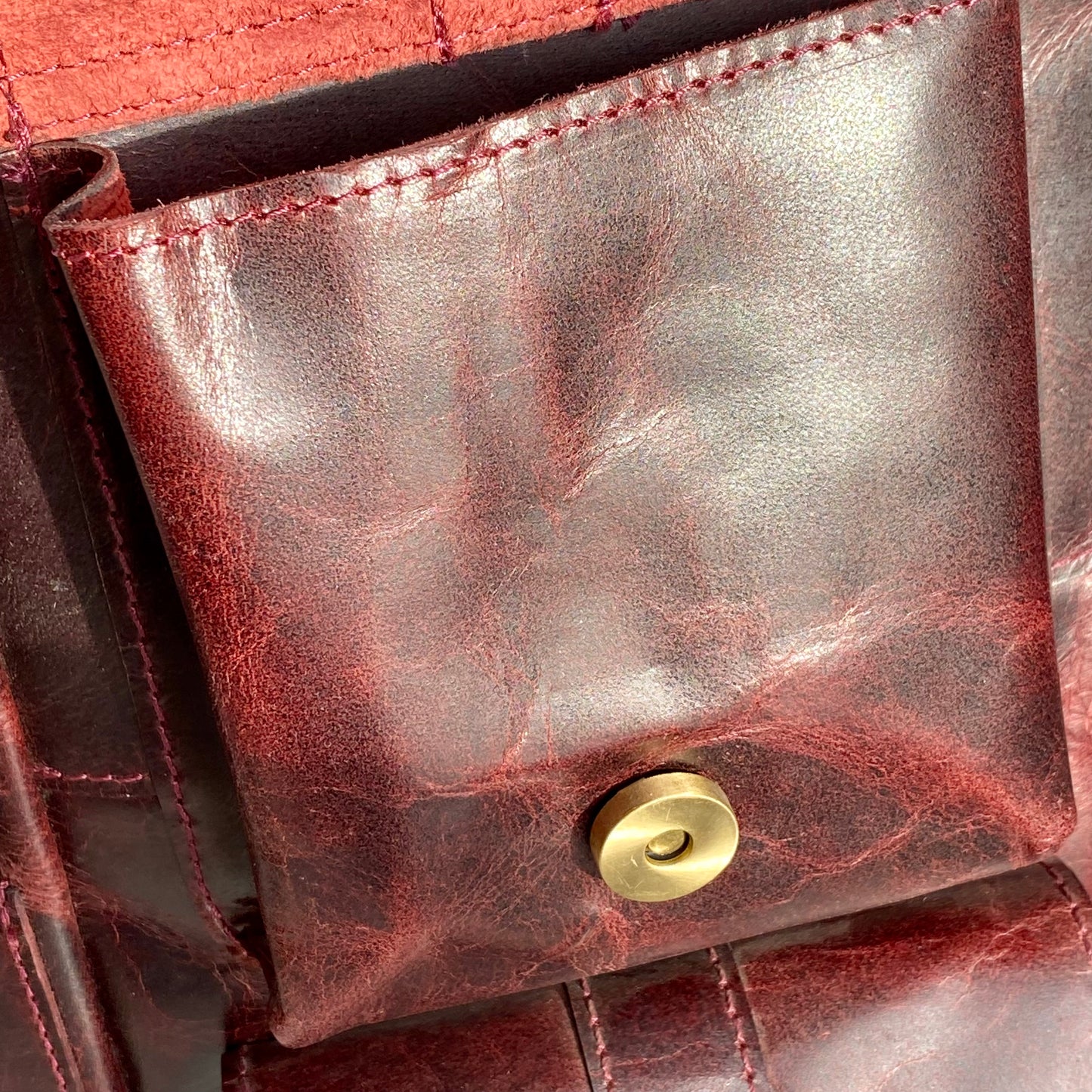 Genuine Leather Laptop Backpack - 11