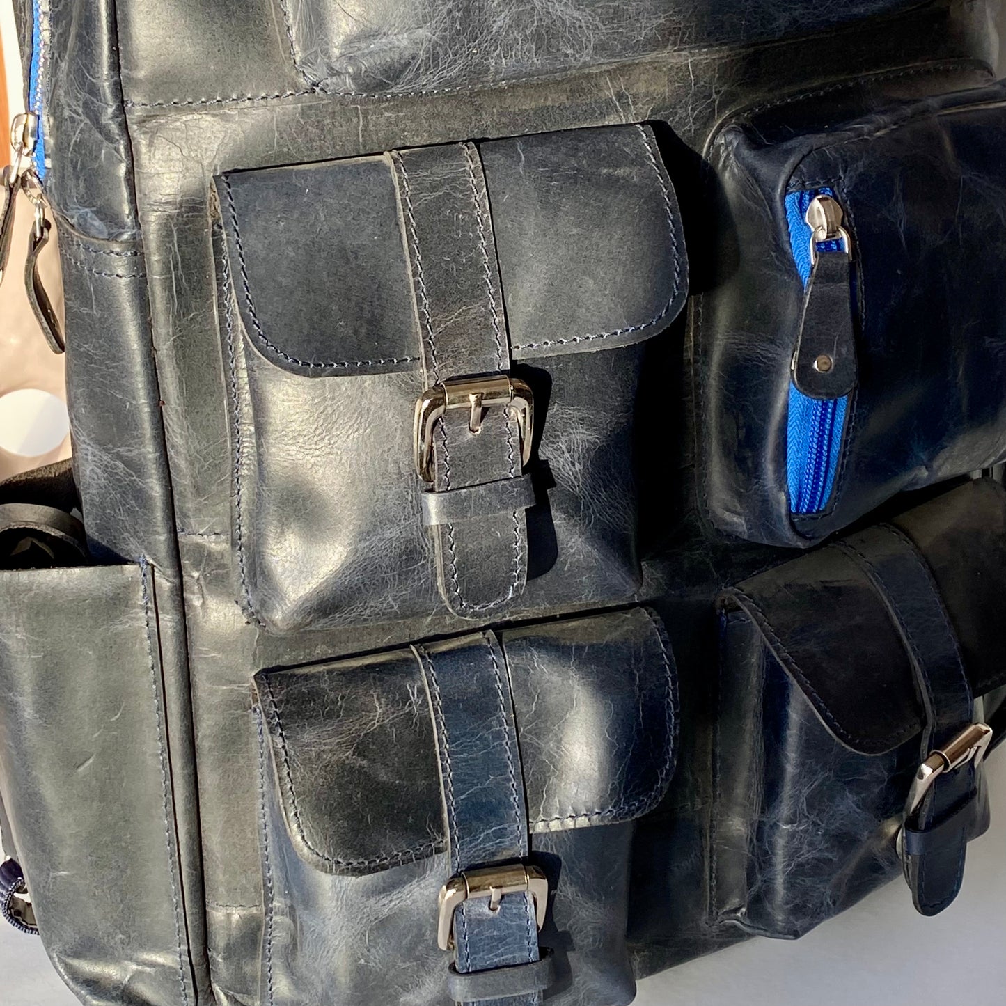 Leather Laptop Backpack -09