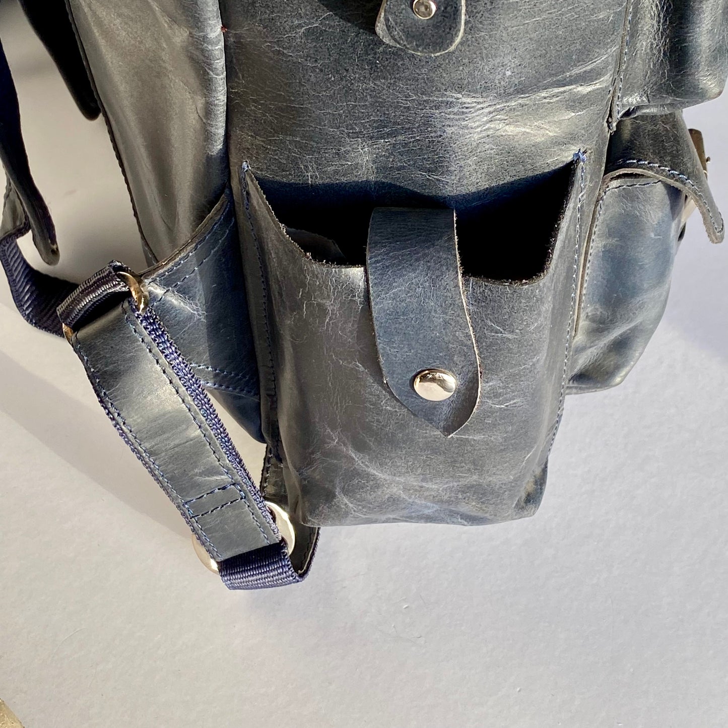 Leather Laptop Backpack -09