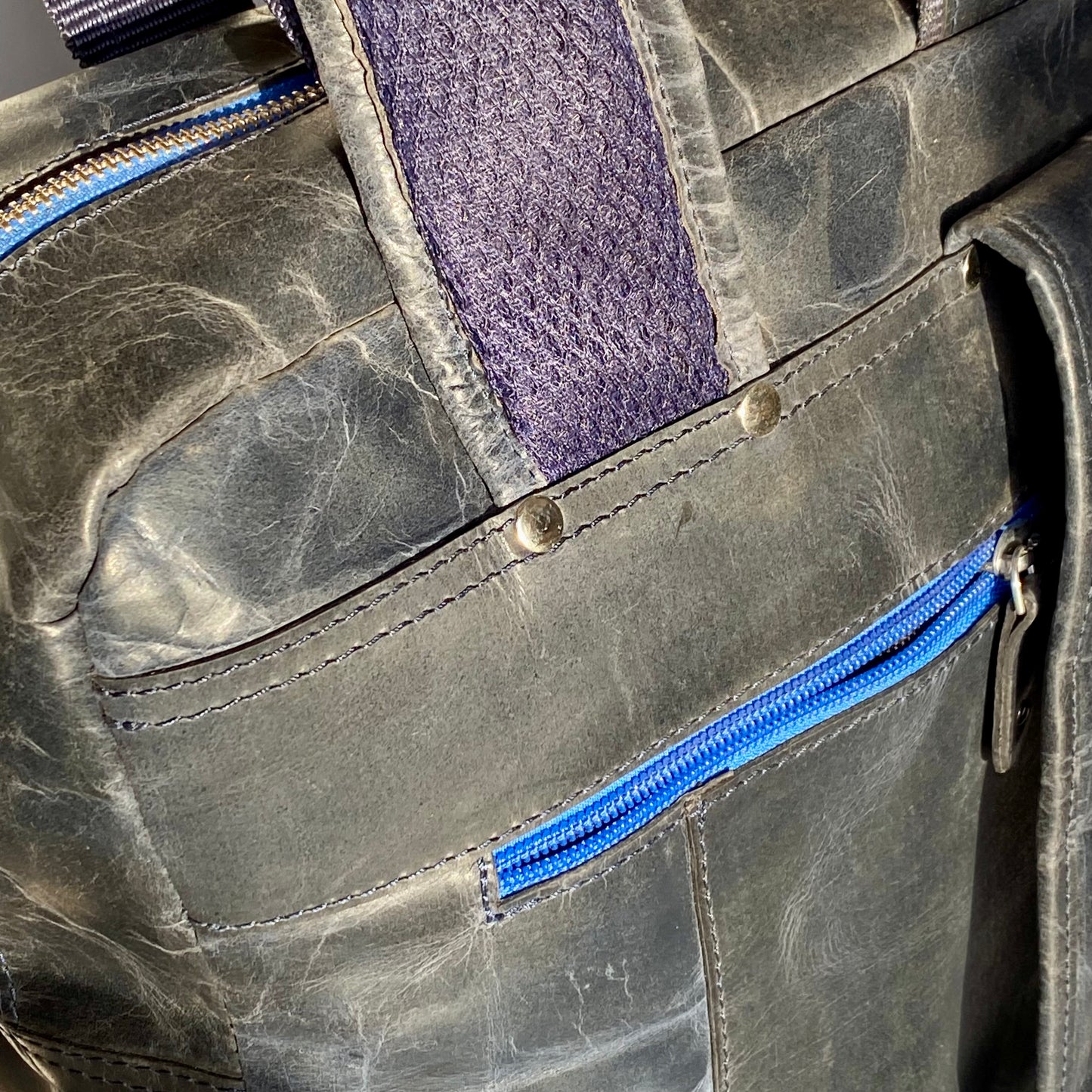 Leather Laptop Backpack -09