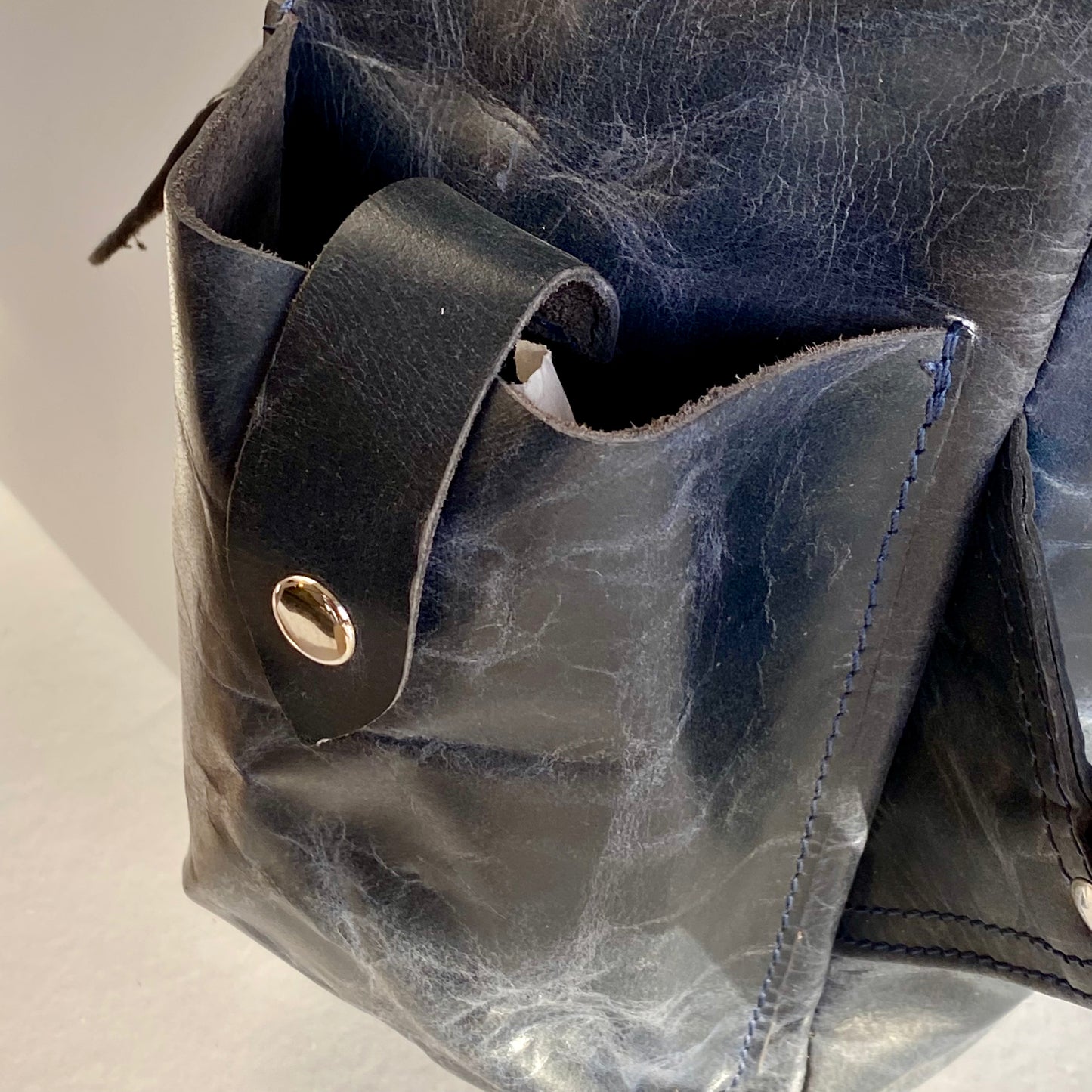 Leather Laptop Backpack -09