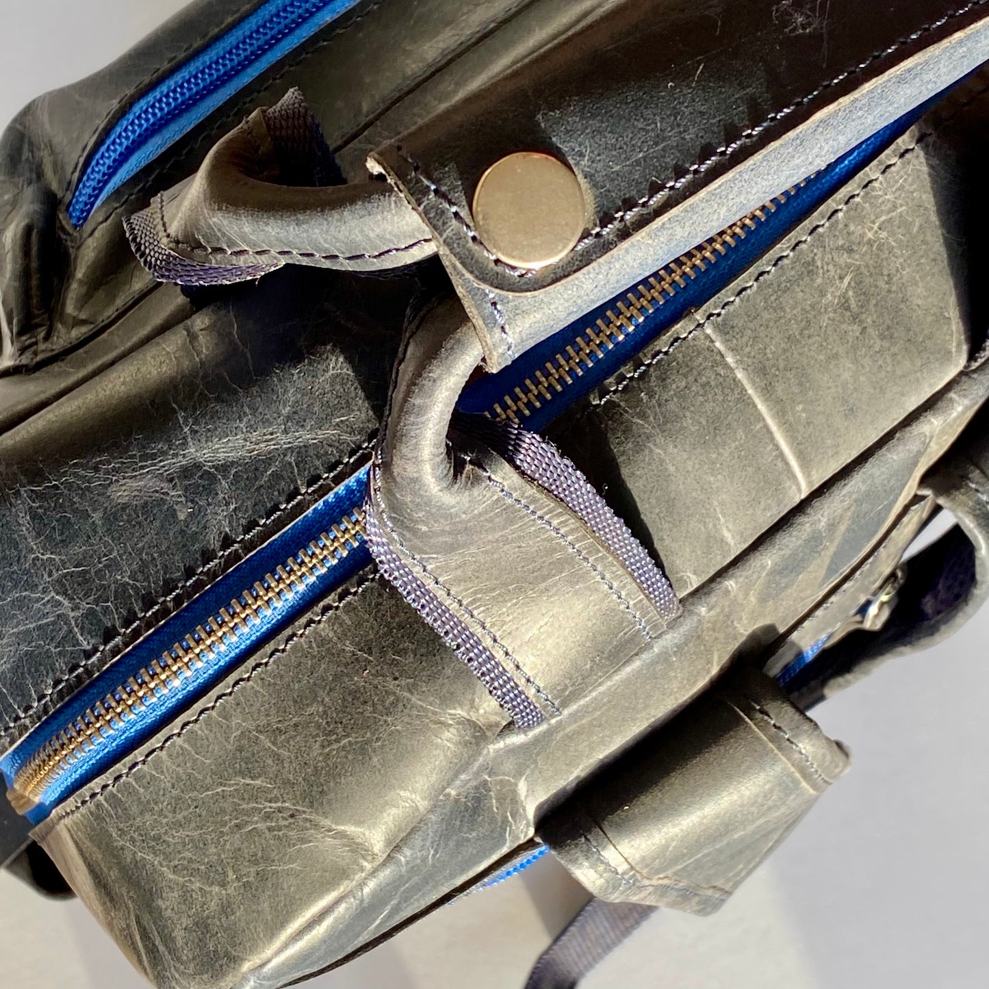 Leather Laptop Backpack -09