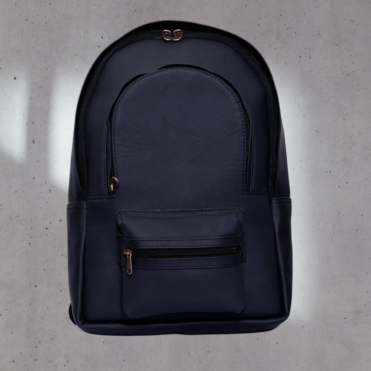 Genuine Leather Laptop Backpack For Men and Women - 01