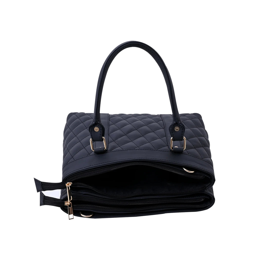 Luxury Genuine Leather Large Quilted Handbag/Sling Bag - 04