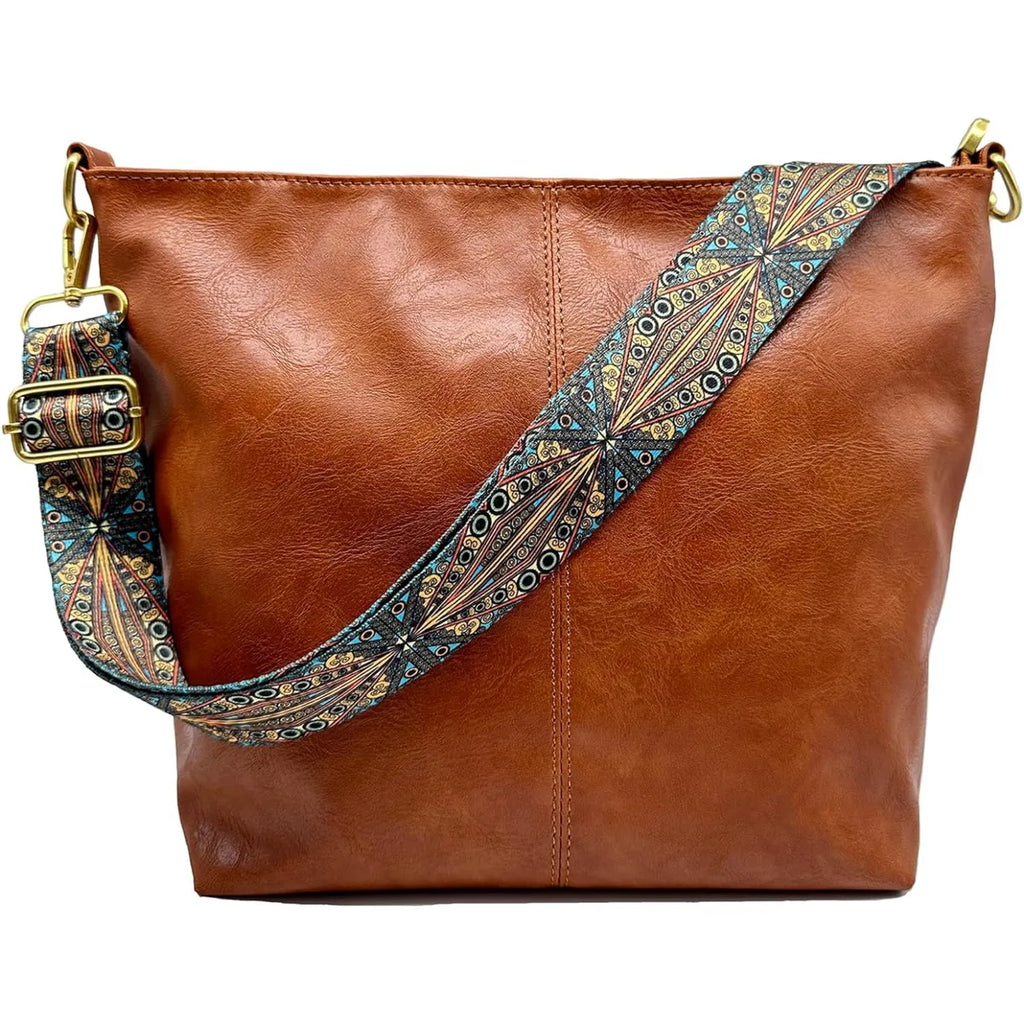 Vegan Leather Crossbody Handbag along with Sling