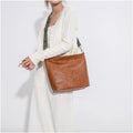 Vegan Leather Crossbody Handbag along with Sling