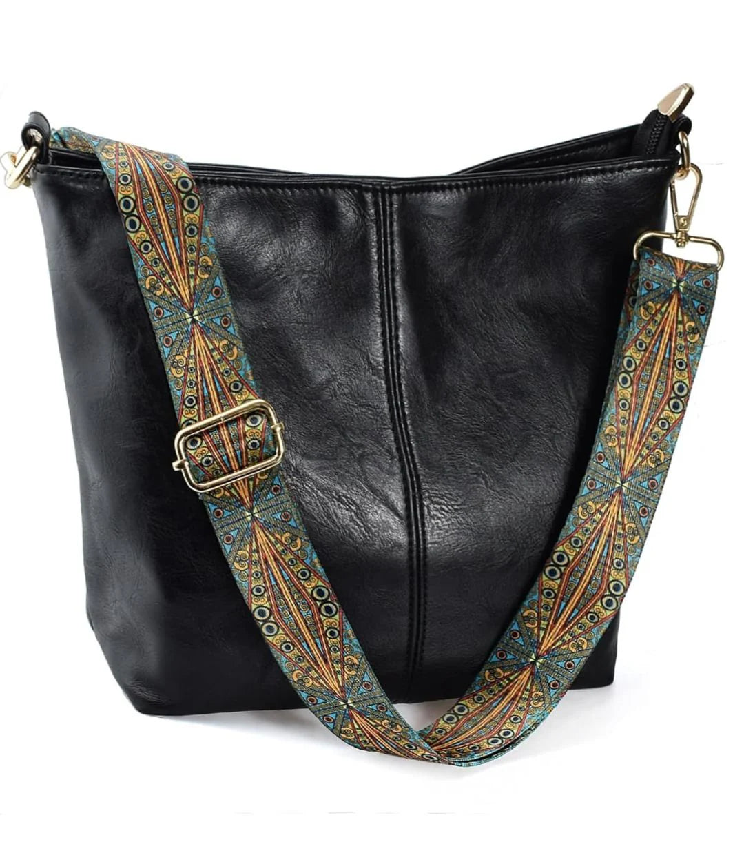 Premium Leather Handbag along with Sling  - 11