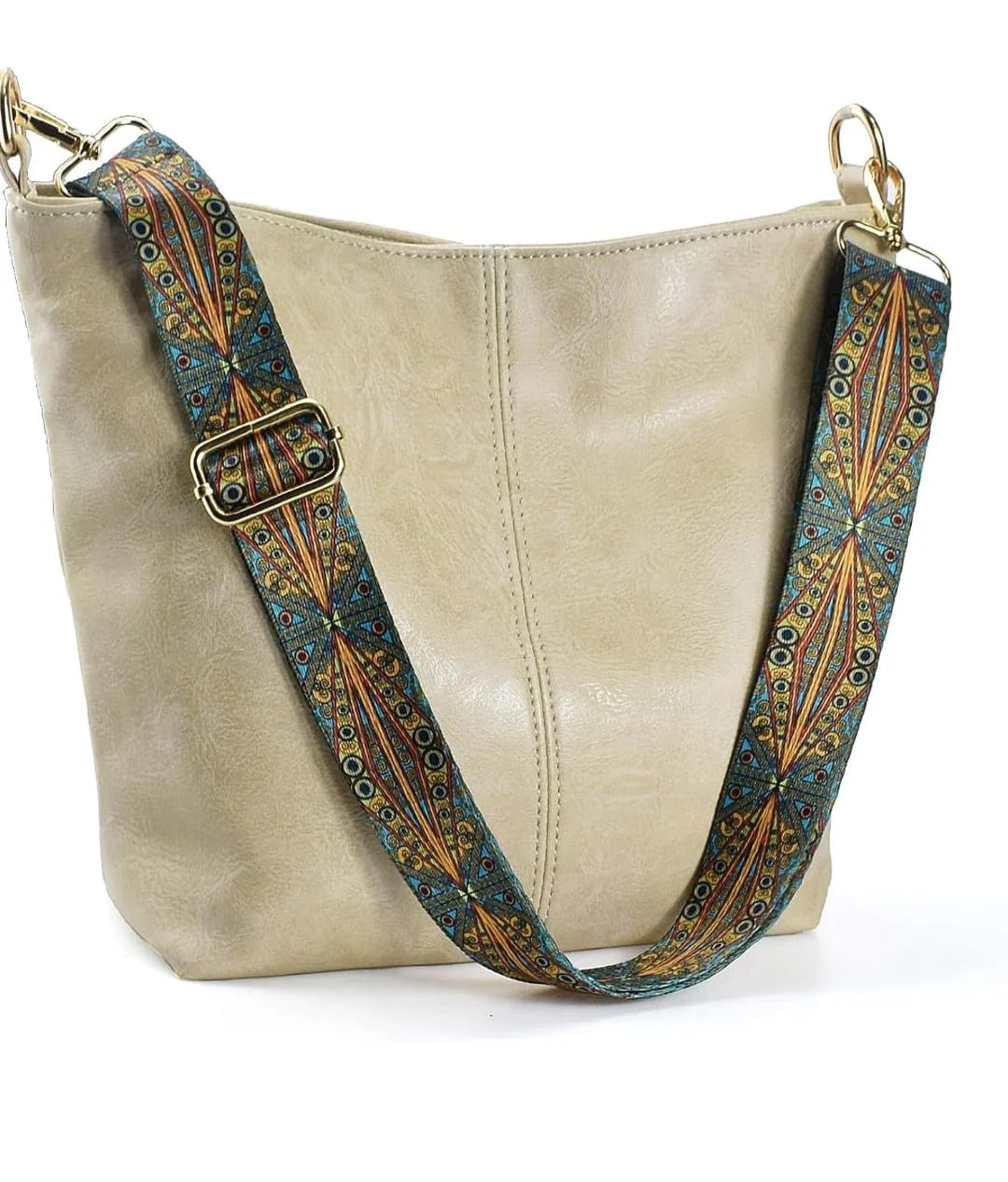 Premium Leather Handbag along with Sling - 10