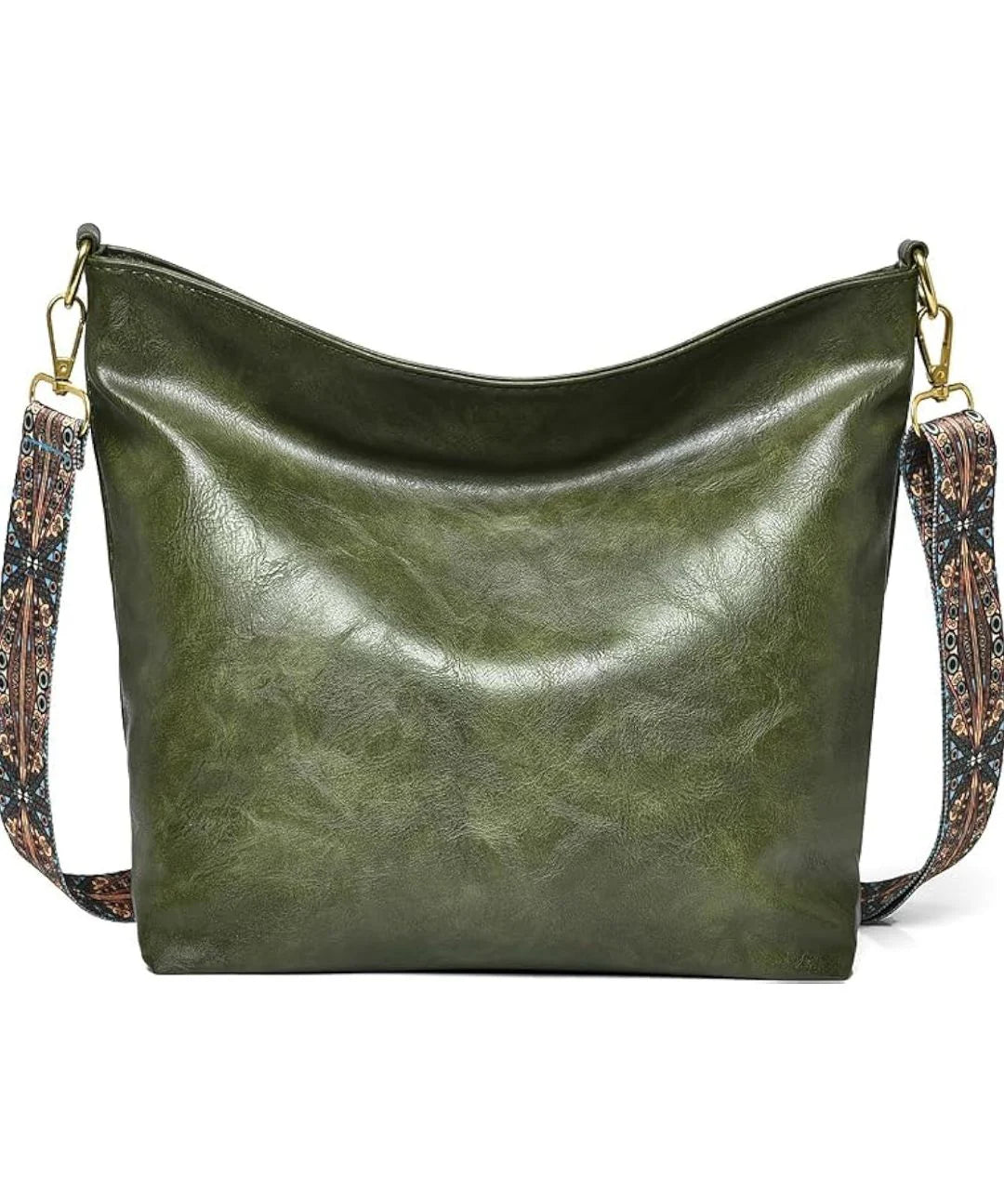 Premium Leather Handbag along with Sling  - 09