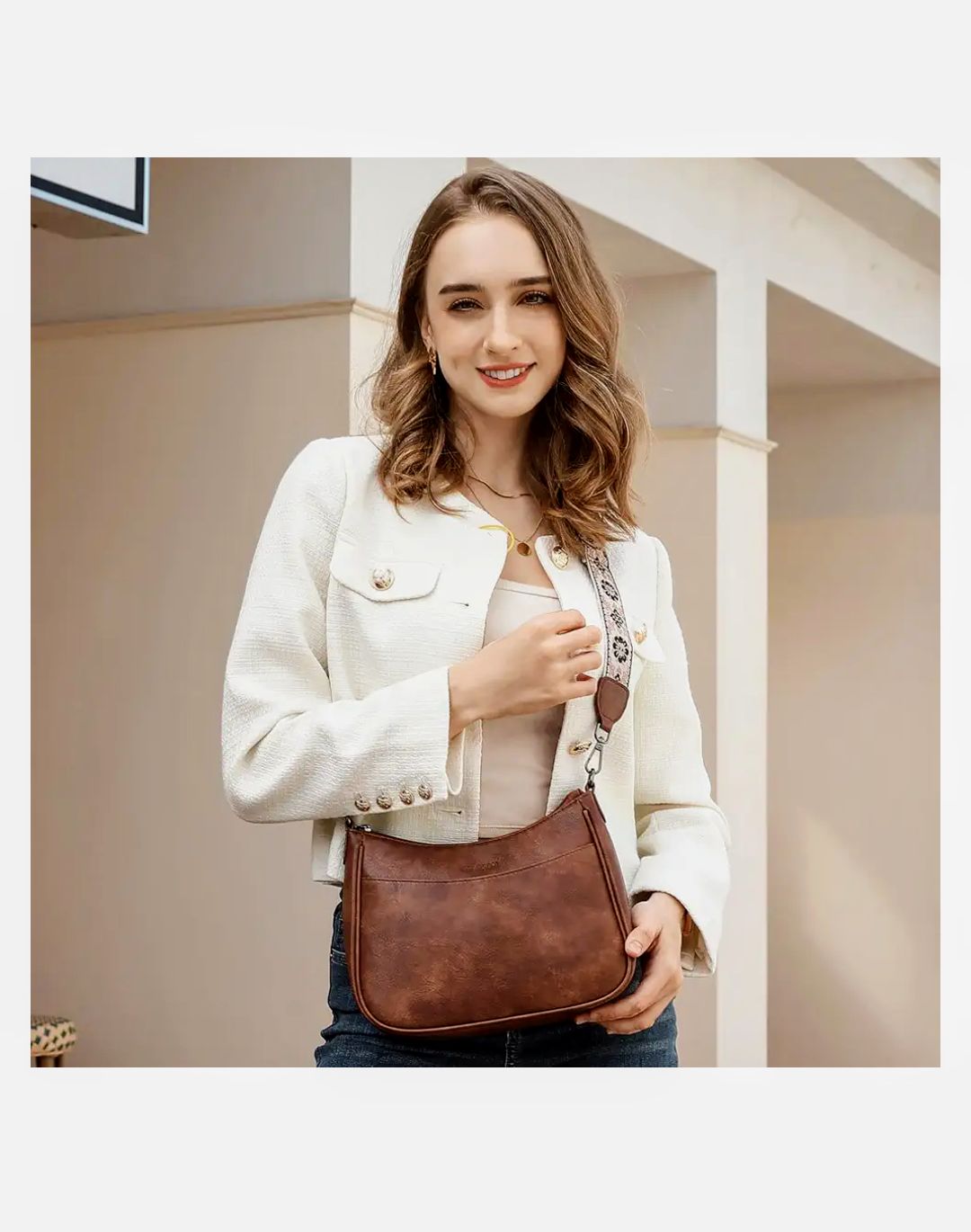 Premium Vegan Leather Sling Bag