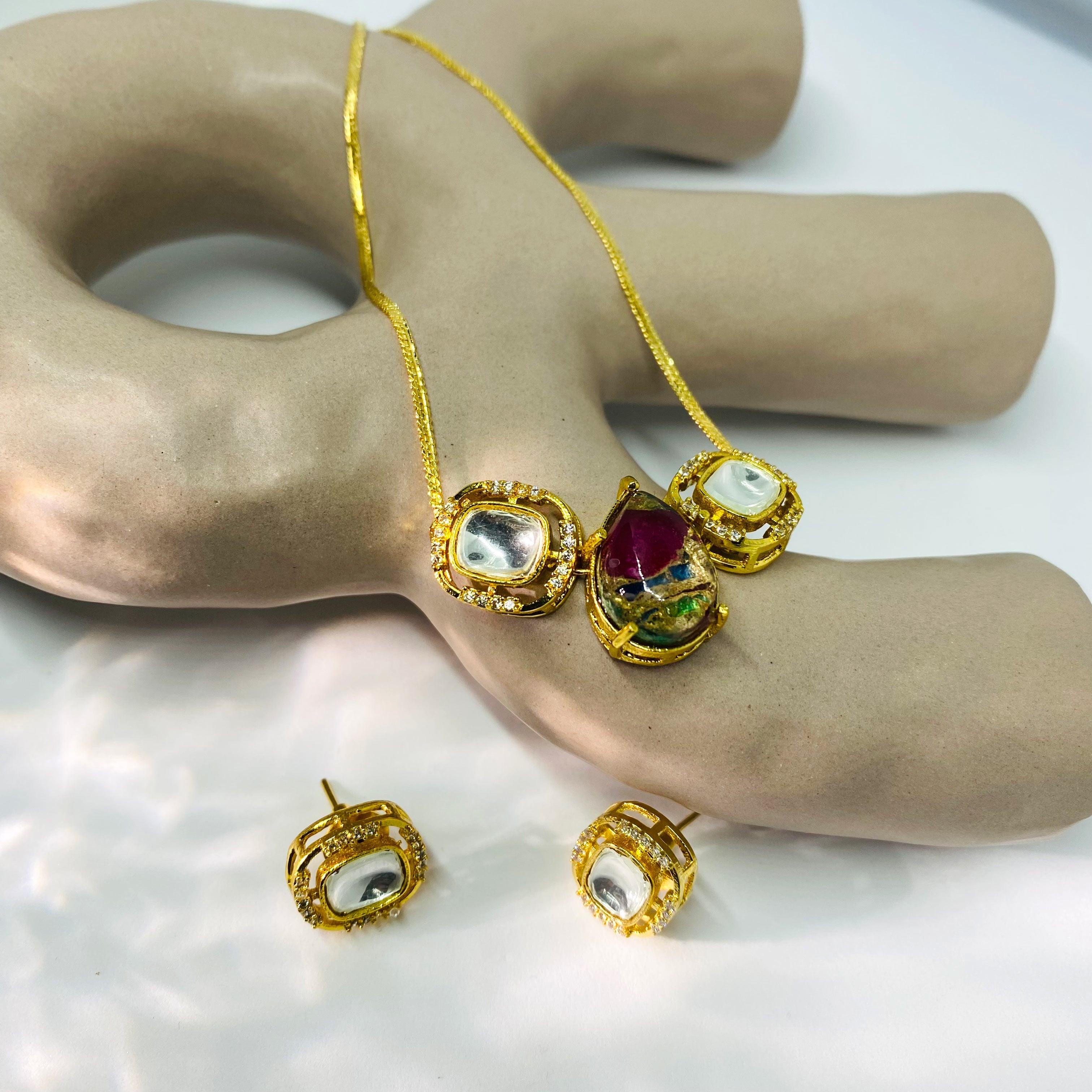 FireStone Necklace Set -13